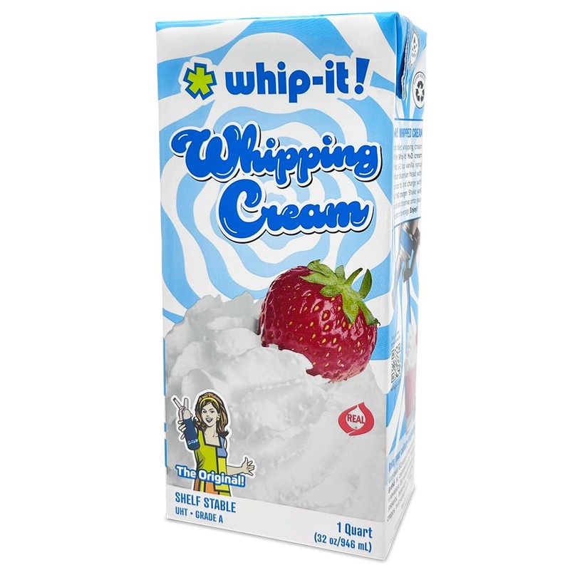 Whip-It! Heavy Whipping Cream, Shelf Stable - 32 ounces