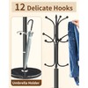 EZIVIEZ Modern Coat Rack Stand, Metal Freestanding Coat Rack with