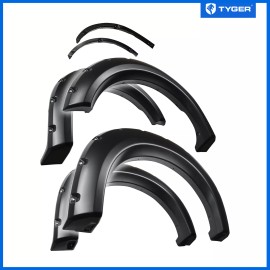 TYGER Bolt-Riveted Style Fender Flare fit 2009-2014 Ford F-150 (Exclude Raptor)