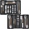 Lifewit Silverware Drawer Organizer and Utensil Organizer Set, Expandable Cooking