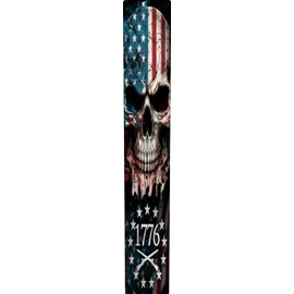 Kustom Cycle Parts Skull American Flag Dash Panel Console Insert! Fits Harley Davidson 2008-24 Electra Glide, Ultra Classic & 2015-24 Road Glide Ultra and Limited with The CB Plug.