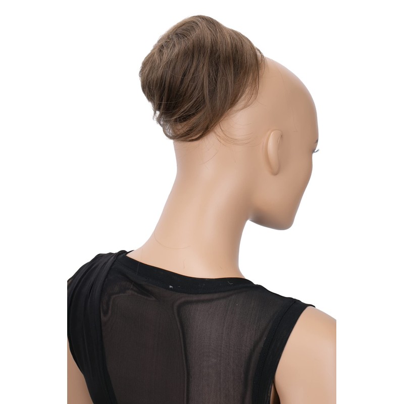 CAISHA by PRETTYSHOP Bun Hairpiece Ponytail Hepburn-Bun Scrunchie Updo Light