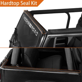 Hooke Road Wrangler Hardtop Seal Kit Weatherstrip Soundproof Rubber Sealing Strips Compatible with 1987-1995 Jeep Wrangler YJ Hardtops