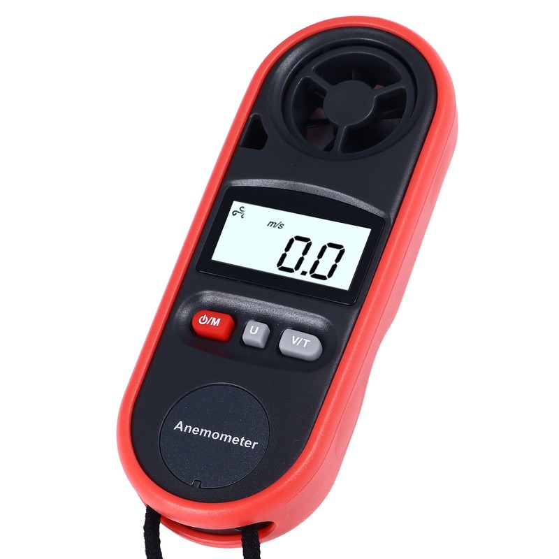 Anemometer Handheld Digital Wind Speed Meter Gauge Air Flow Tester