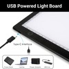 A4 Ultra Slim Slide Viewer, Black Acrylic with 3 Brightness