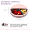 melii Spin Snack Container - BPA-Free, Dishwasher Safe Snack Container