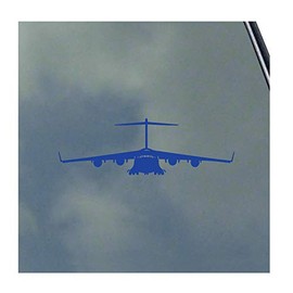 C-17 Globemaster III Pilot Side Vinyl Sticker Decal Air Force Transport Airdrop Crew Veteran