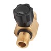 G1/2 14 CO2 Cylinder Refill Adapter Bottle Connector with Black
