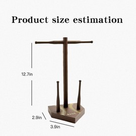 DZHPSRSZ Wooden Baseball/Softball Ring & Drip Necklace Organizer - Championship Ring Display Holder (Ideal Gift)