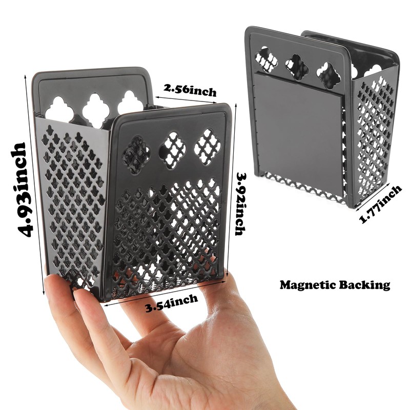 zeyce Magnetic Pen Holder, Mesh Metal Strong Magnet Dry Erase
