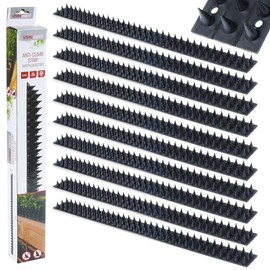 Vilde Bird Spikes Bird Spikes Black Pack of 10 50 x 4.5 x 2 cm