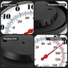 Indoor Outdoor Thermometer Hygrometer - 10 Inch Room Temperature Humidity