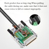 Willwewon 1 x Female DB25 Metal Shell Solderless Plug, RS232