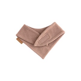 Sterntaler Hedgehog Unisex Warm Triangular Scarf Baby Knitted Fabric for Boys and Girls with Velcro Fastening, Double-Layered - Sand, 1, sand