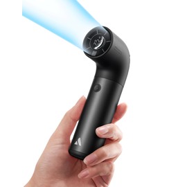 Aecooly Portable Handheld Fan, Powerful Turbo Mini Fan, 19000 RPM High Speed Aero Pro, 15H Max Cooling Time, 6 Speeds Aluminum Case, Pocket Rechargeable Personal Small Travel GIfts for Women-Black