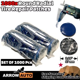 ARROW 1000x 2.25" 57 mm MEDIUM ROUND UNIVERSAL RADIAL TIRE PATCH HIGH QUALITY