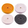 8 Pcs Buffing Polishing Wheel Kit,3.9 Inches Cotton Buffer Wheel