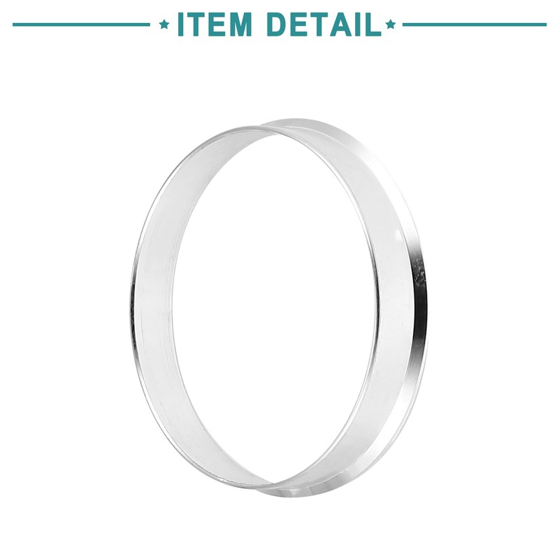 ACROPIX 56.1 to 54.1mm Hub Centric Rings Silver Tone -