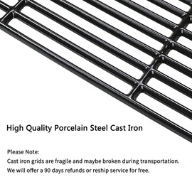 Votenli C6505A(3-Pack) 19 3/4" Cast Iron Cooking Grid Grates Replacement for Chargriller 2121, 2123, 2222, 2828, 3001, 3008, 3030, 3725, 4000, 4208, 5050, 5072, 5252, 9020