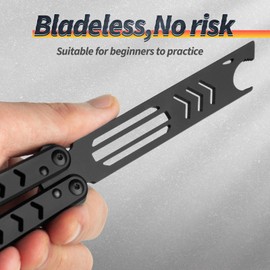 Bottle Opener With 6061 Integrated Aluminum Handle - Stainless Steel Bottle Opener