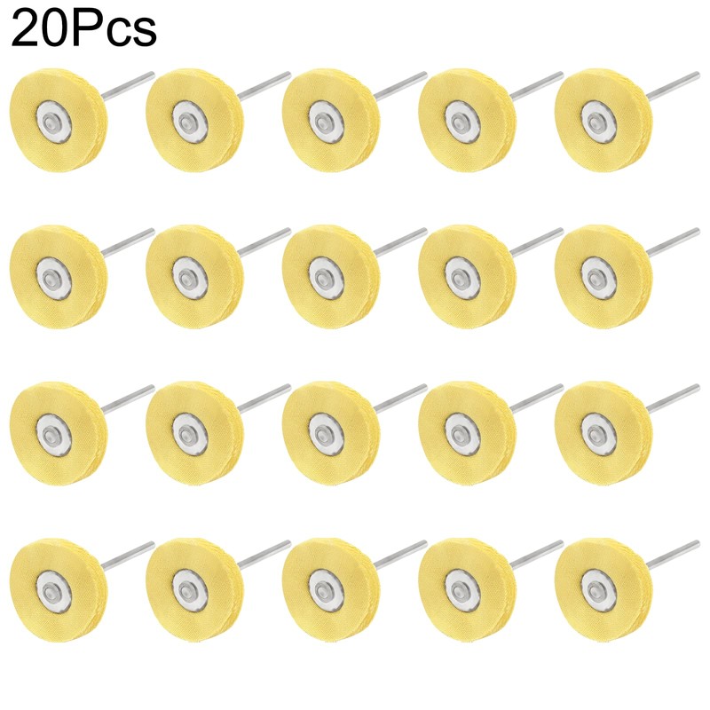 LDEXIN 20Pcs Little Buff Wheels Polishing Buffer Wheels for Rotary