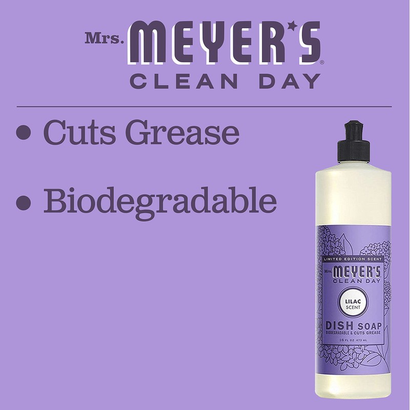 Mrs. Meyer's Lilac Kitchen Set Dish Soap | Hand Soap
