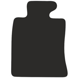 Wielganizator Car Mat - Suitable for Mini Cooper II R57 Convertible 2006-2013 - Velour - Car Accessories - Car Floor Mats - Floor Mat Car - 1 Piece - Black