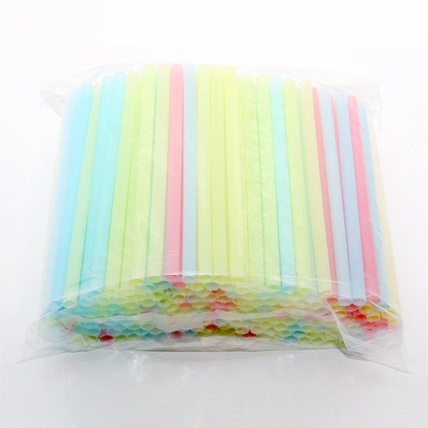 200 mixed bubble tea straws 1.2x21cm / 버블티 빨대 혼합