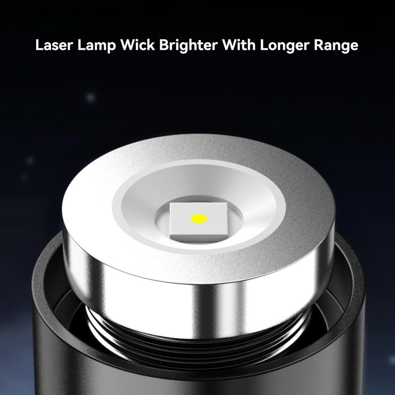 MANGOKKA Flash Light Rechargeable, 2000 Lumens LED Flashlights, Zoomable Tactical