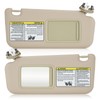 Left & Right Driver Passenger Side Sun Visor for Toyota