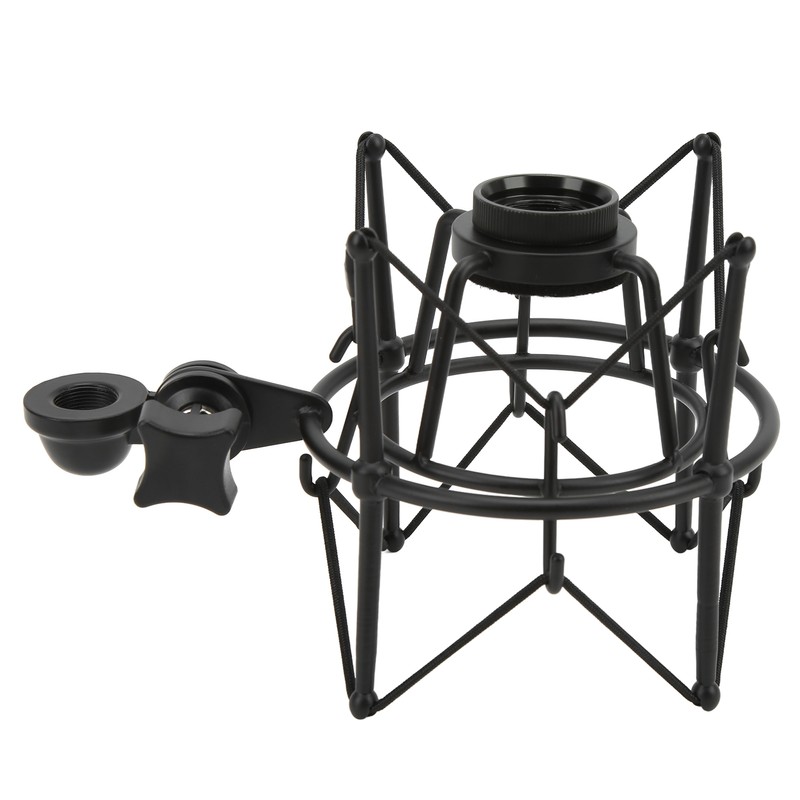 Microphone Shock Mount Clip Mic Anti Vibration Holder for Live
