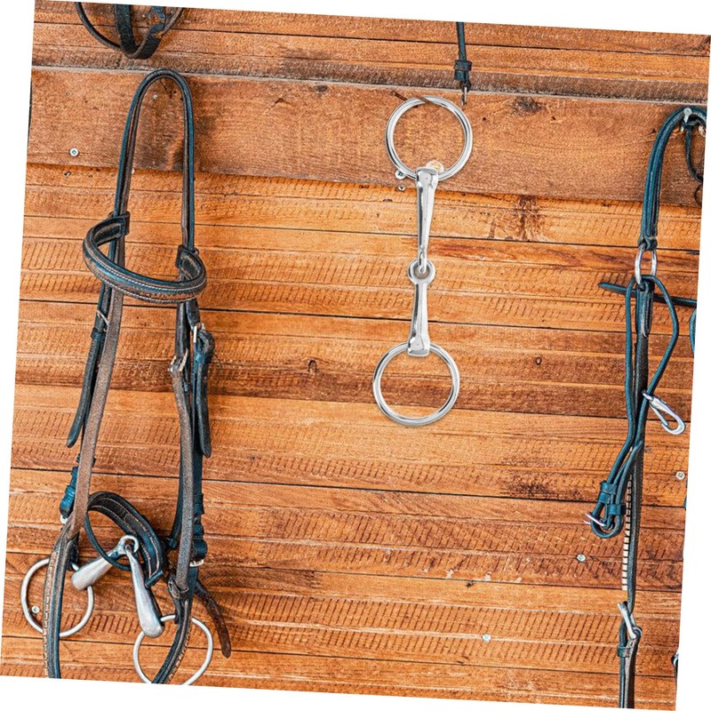 BIUDECO Durable Stainless Steel Horse Bit Tie Ring Heavy Duty