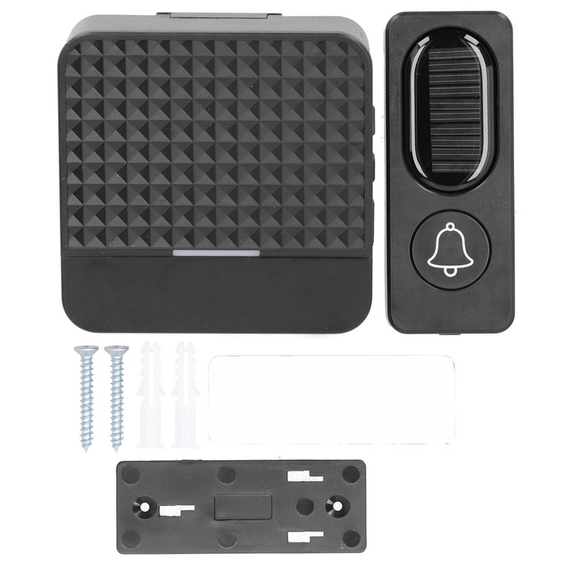 Wireless Door Bell Solar Powered Waterproof Intelligent Doorbell Set