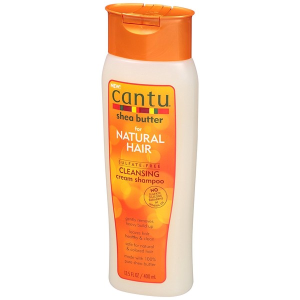 Cantu Natural Hair Shampoo Cleansing 13.5 Ounce(Sulfate-Free) (399ml) (6 Pack)
