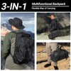 Hannibal Tactical 35L Large Duffle Bag, 3-in-1 Tactical Backpack MOLLE