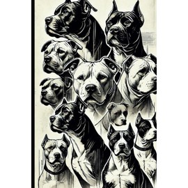 Pitbull Notebook: 120 Pages of Blank Lined Paper with Margins