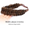 Gledola Messy Synthetic Hair Braided Headband Classic Chunky Wide Braided
