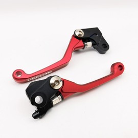 Front Pivot Clutch Brake Lever for KOVE 450 Rally 2024 Motorcycle Accessories Dirt Pit Bike Control Handle Fit 450 Rally (RED_Matte)
