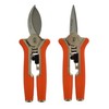 Green Jem Compact Straight Bypass Pruner, Orange, 15x4.5x1.5 cm