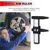 YIYUANYI Wheel PCD Gauge, Wheel/Rim Bolt Pattern Measuring Tool, Car