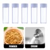 12PCS 25ML Plastic Test Tubes with Screw Caps Sample Bottles