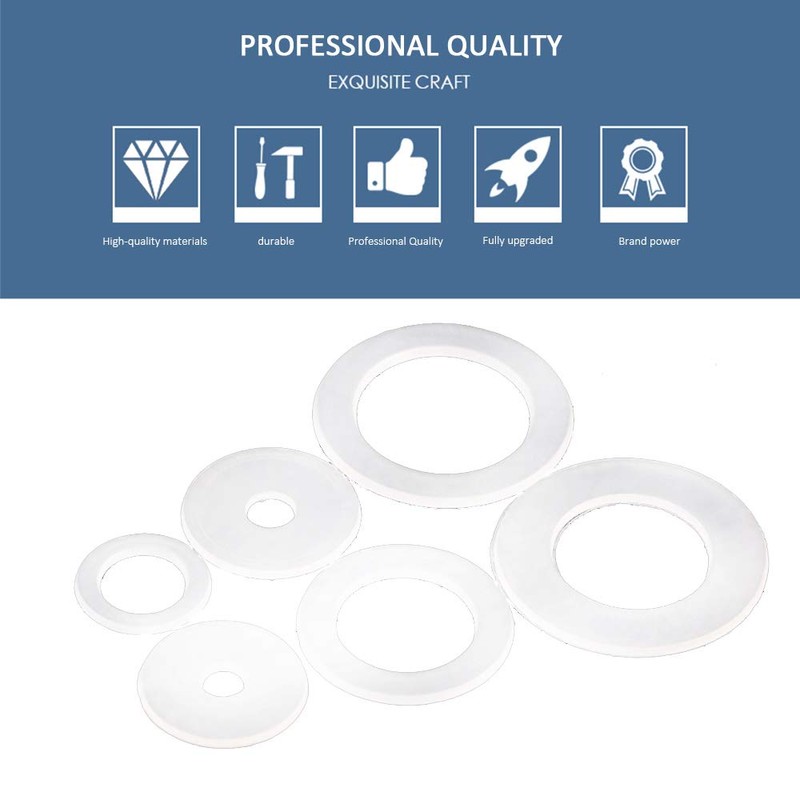 KINDOYO Washers for Screws - Soft Nylon Seal Insulating Disc