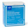 Medline Woven Gauze Sponges, Sterile, 12-Ply, 4 x 4 Inches,