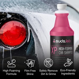 suds.lab Suds Lab XP High Foaming Exterior Car Wash Shampoo, Effectively Removes Dirt and Grime, Use with Foam Cannon or Bucket Wash, 64 oz