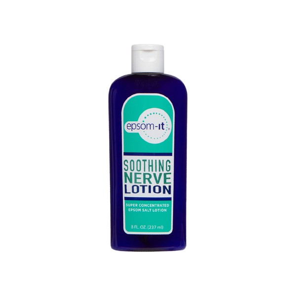 EPSOM-IT Soothing Nerve Lotion: Super-Concentrated Magnesium Sulfate Cream Fortified with Arnica, Capsaicin, and Aloe Vera