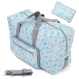 Arxus Large foldable travel bag. Carry the travel bag over luggage at the weekend with shoulder strap, Lightweight flamingo, Einheitsgröße
