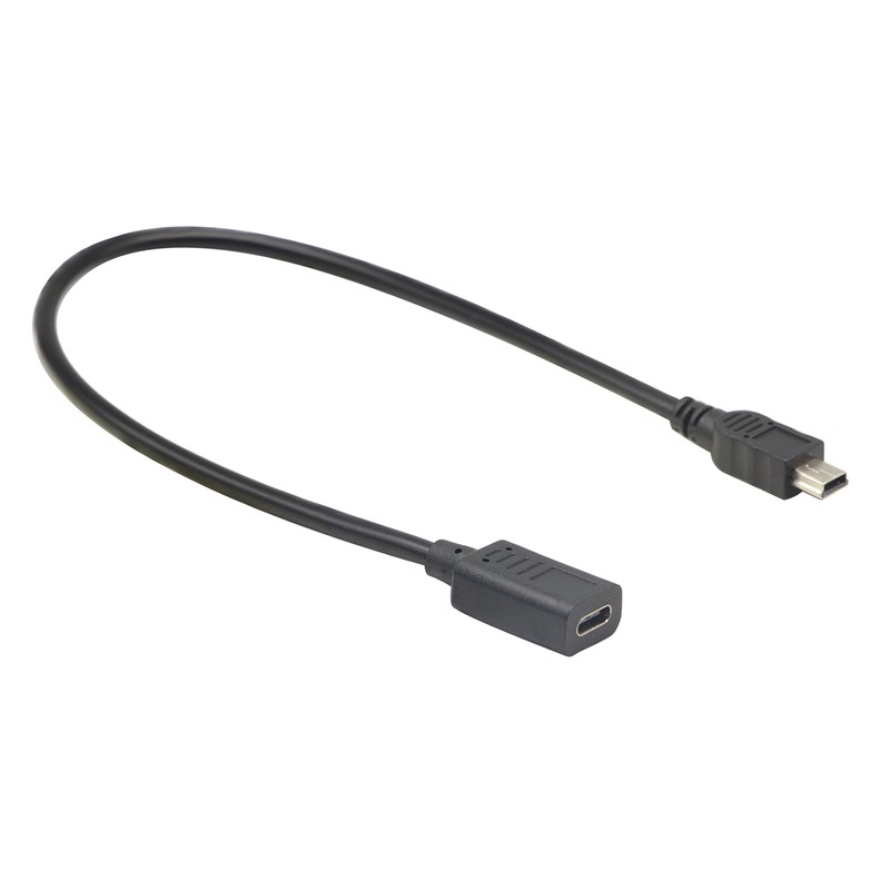 zdyCGTime 2-Pack USB 2.0 Type-C Female to USB Mini B