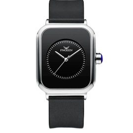 ERNIE KLEIN 腕時計 シリコン シルバー ブラック