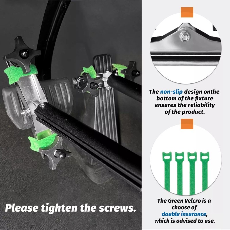 ‎OceanicEcho Handicap Driving Hand Controls for Disabled Drivers,Length Adjustable,Bla