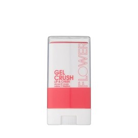 FLOWER BEAUTY Flower Beauty Lip & Cheek Gel Crush, Cream Blush and Lips Tint en One Multistick portátil, Explosión de color hidratante, (Frambuesa)